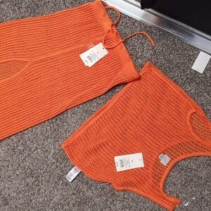 TWO-PIECE SPLIT CROCHET SET